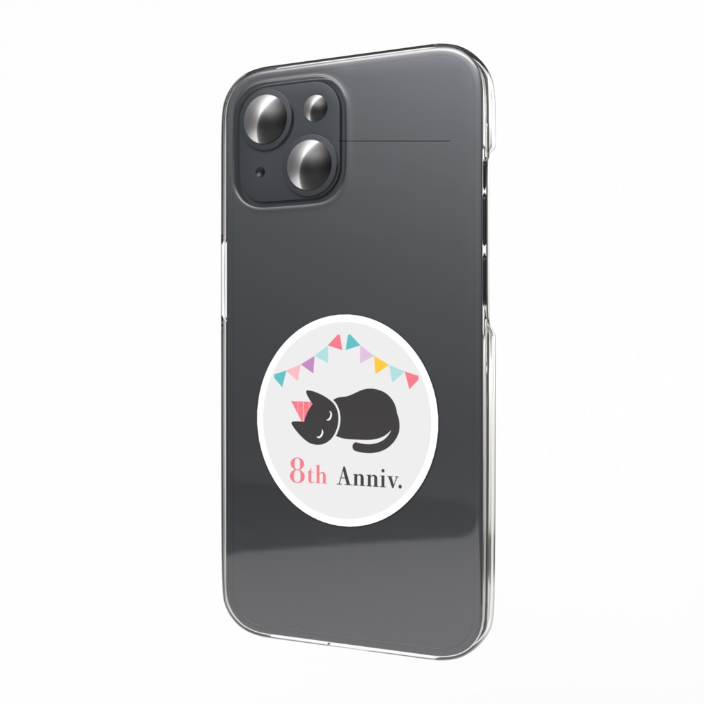 【期間限定】いつでも執筆モード🐈Nola8周年🎊記念スマホステッカー