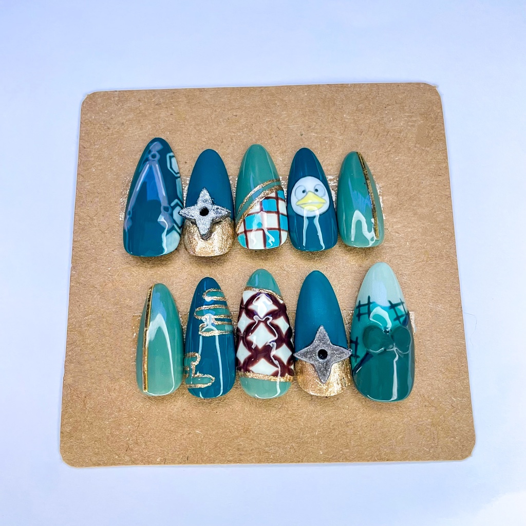 モチーフネイルチップ 留三郎