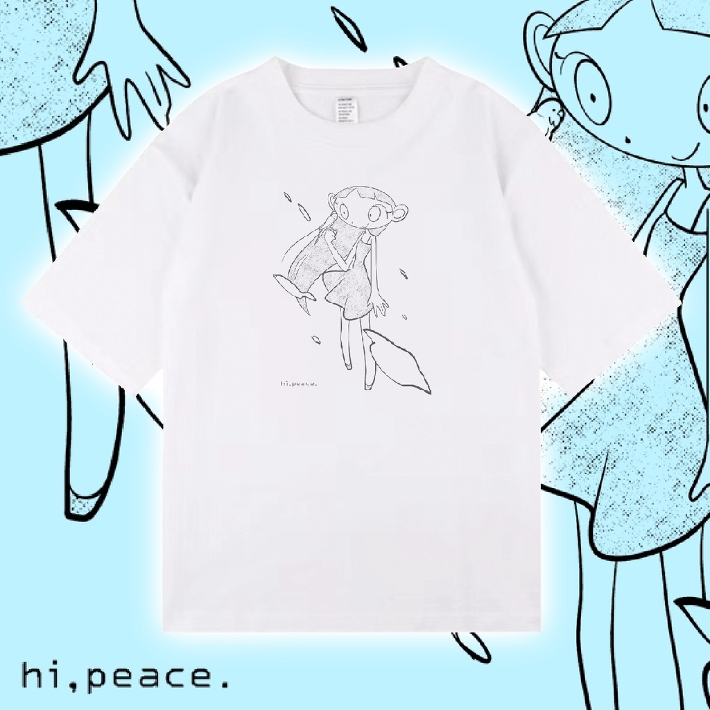 hi,peace Tシャツ