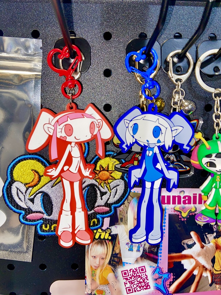 ラビ♡エン ラバーキーホルダー