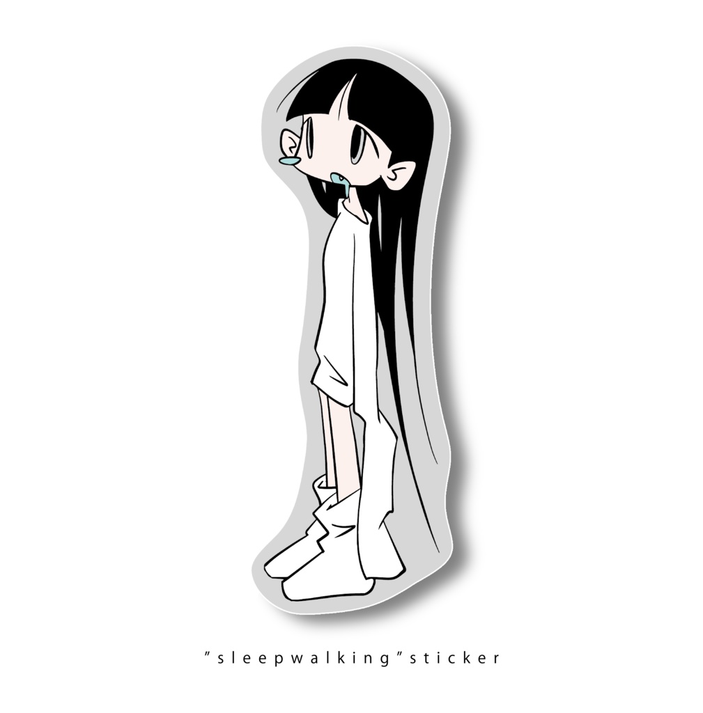 sleepwalking sticker