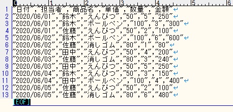 入力したデータをCSVファイル形式で出力したい:【ExcelVBAツール】