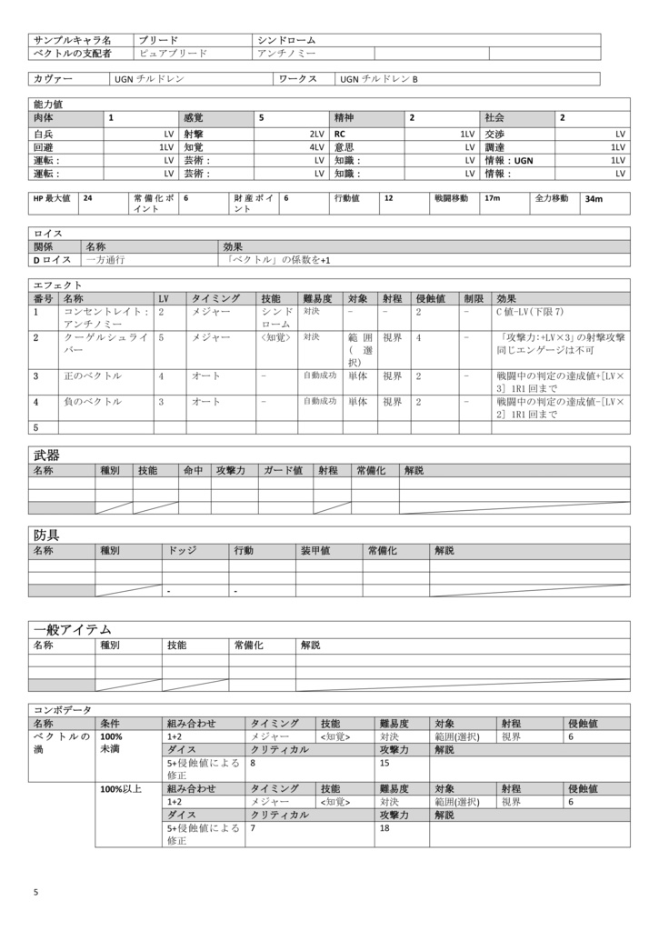 【ダブルクロス:オリジナルシンドローム】ダブルクロス非公式ルールブック コード:アンチノミー 【SPLL:E113070】