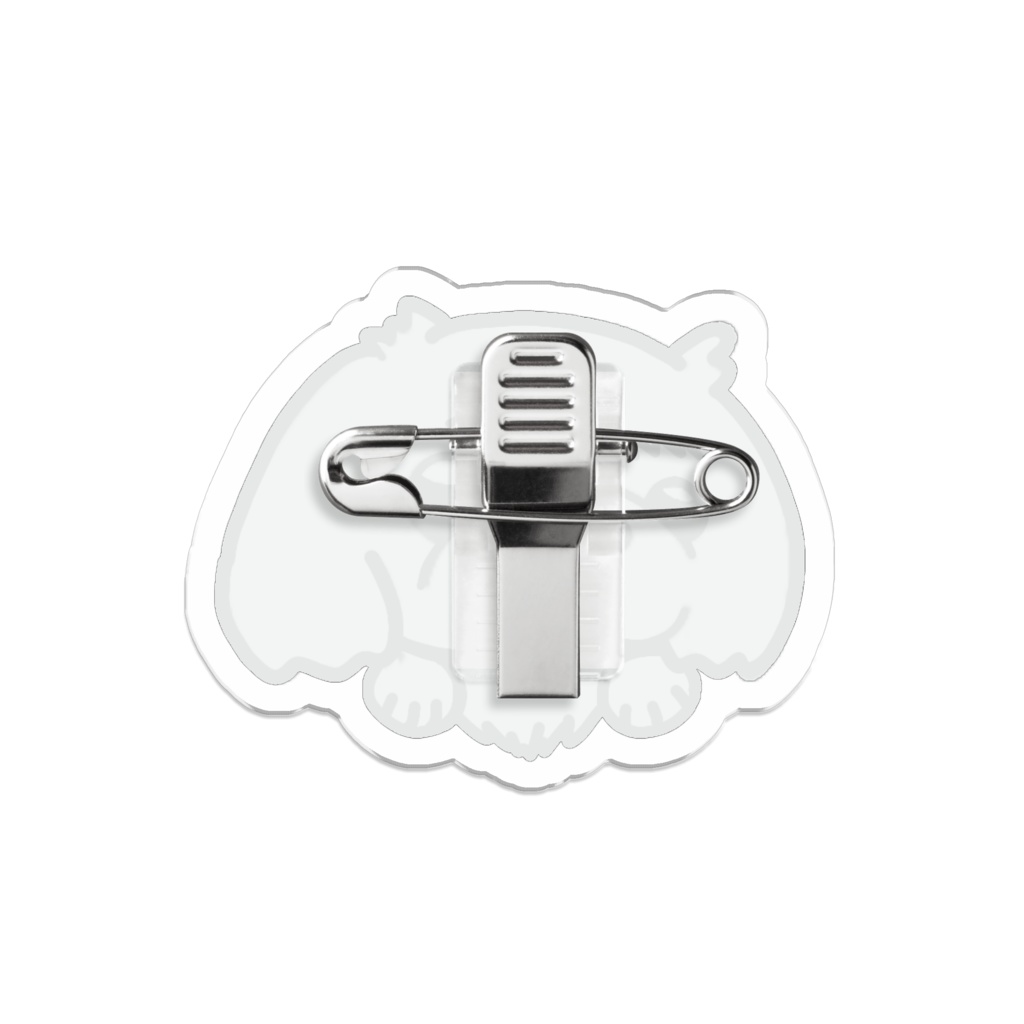 Leoくん顔バッジ