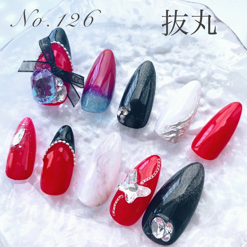 抜丸概念ネイルチップ