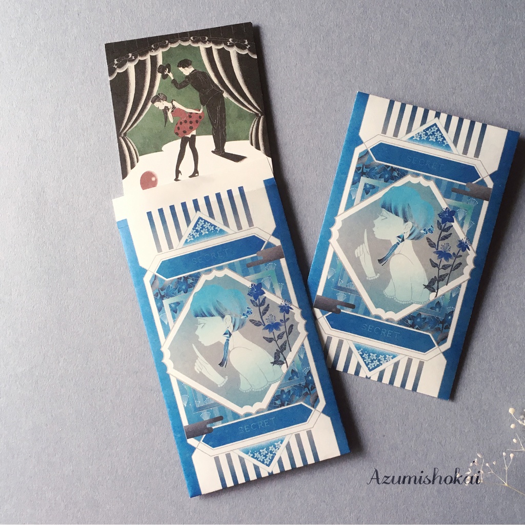 飾り絵のミニ封筒✧選べる2枚セット