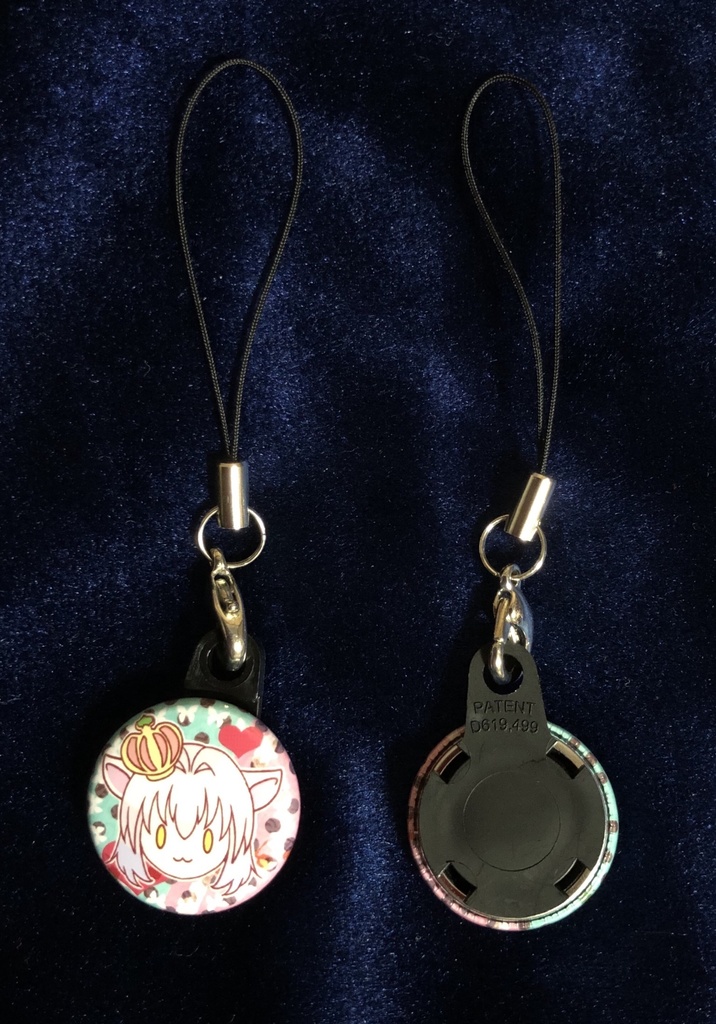 猫の王様/缶バッジストラップ