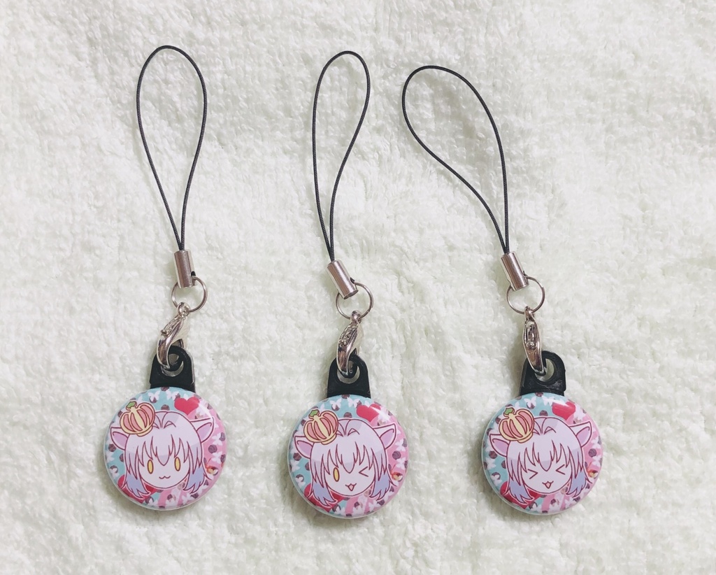 猫の王様/缶バッジストラップ