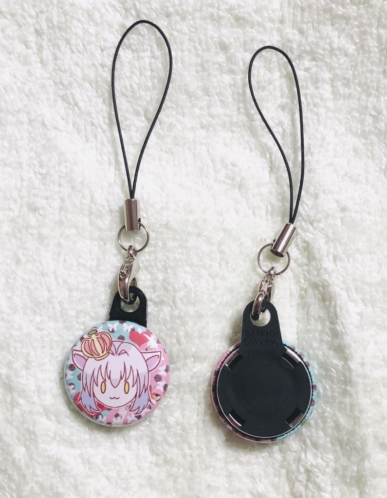 猫の王様/缶バッジストラップ