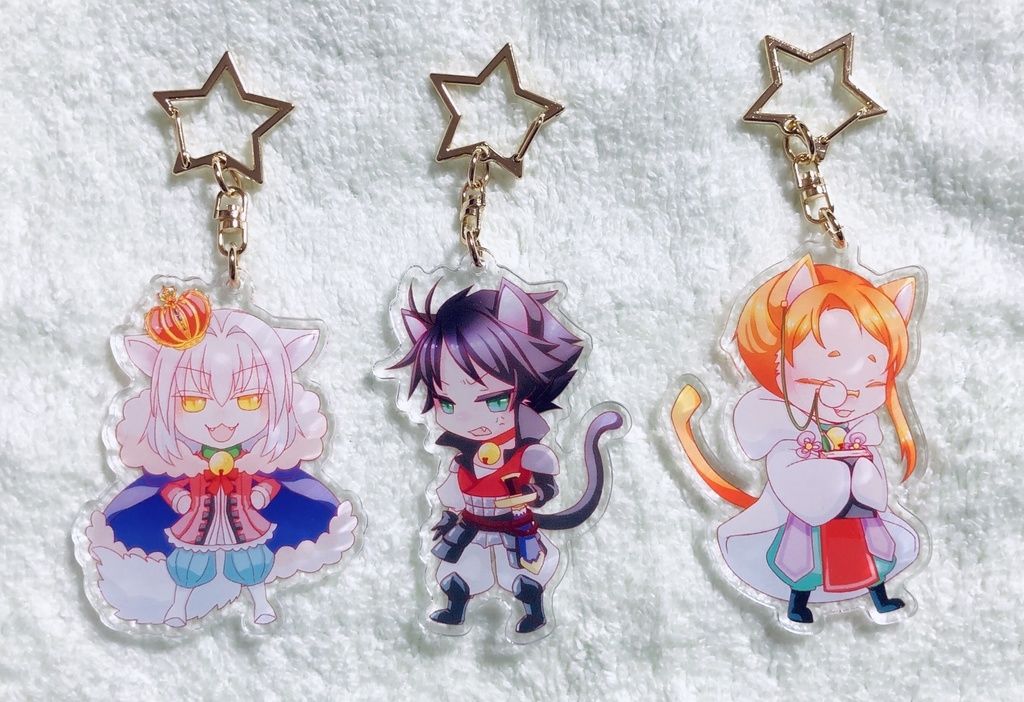 猫の王様/アクリルキーホルダー