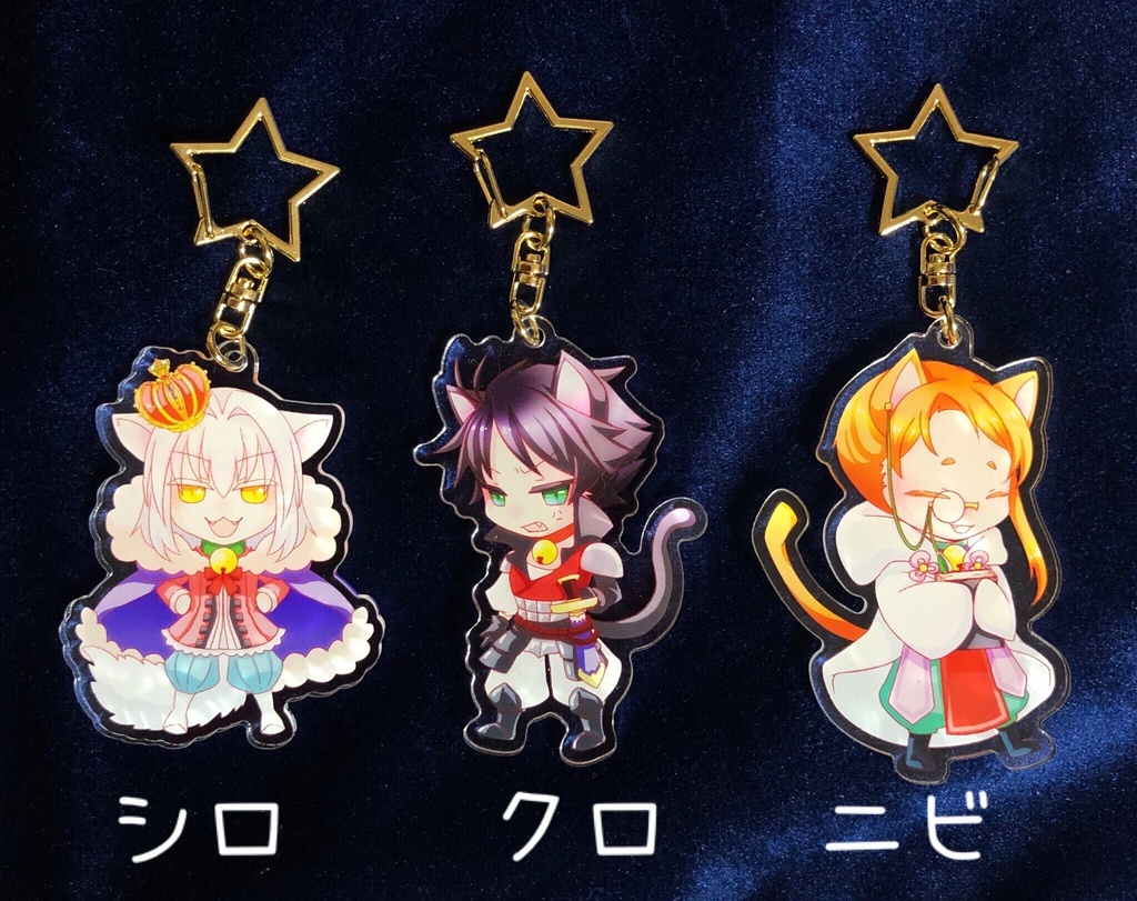 猫の王様/アクリルキーホルダー