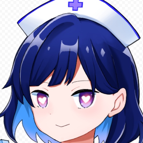 【一点もの・Vtuberキャラ販売】青ナース【アイコンにも】【パーツ分けモデリング済・Live2D】