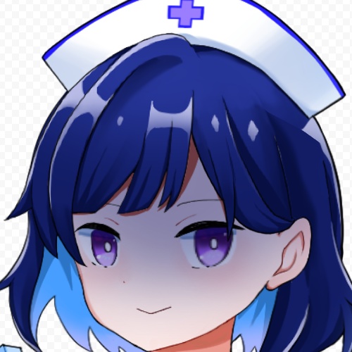 【一点もの・Vtuberキャラ販売】青ナース【アイコンにも】【パーツ分けモデリング済・Live2D】