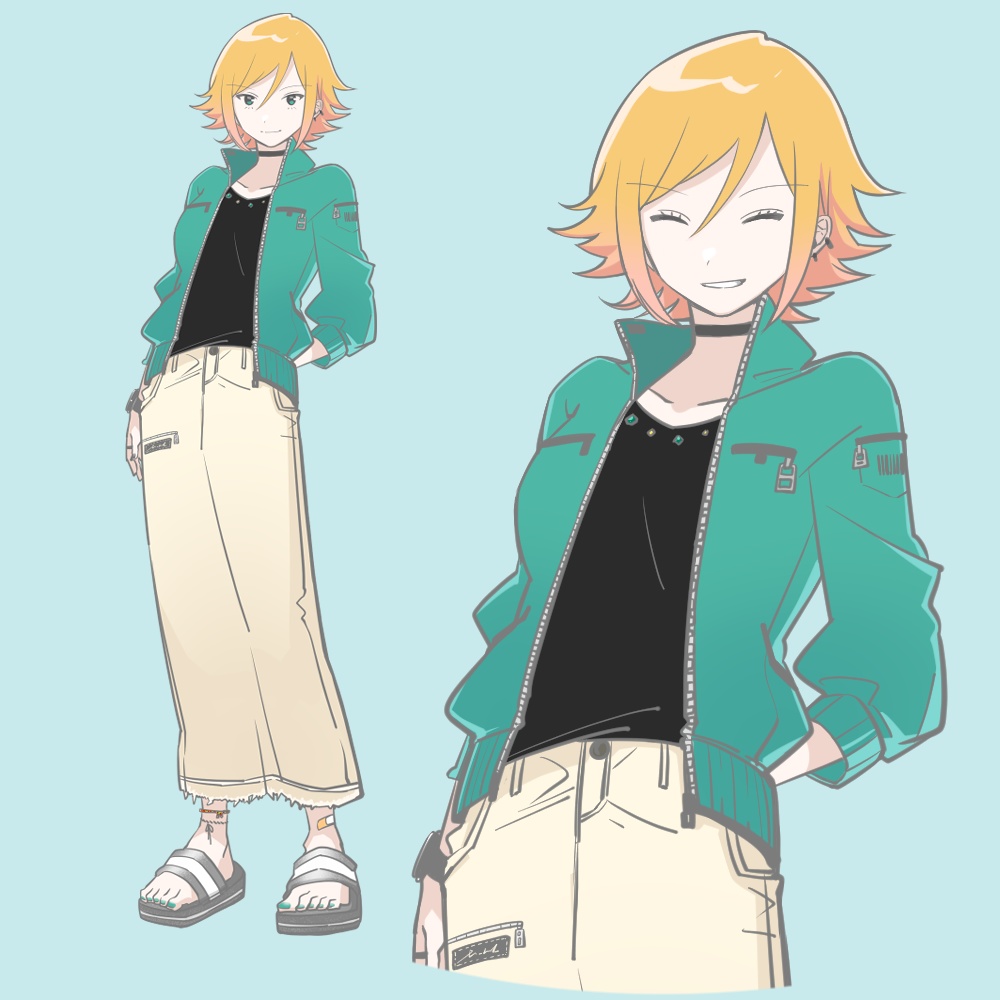 【一点もの・vtuberキャラ販売】お姉さん【アイコンにも】【パーツ分けモデリング済・Live2D】