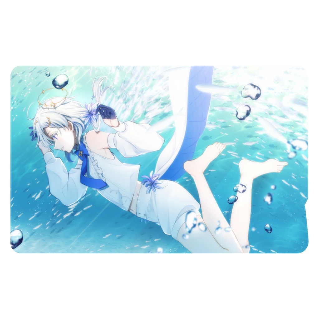 水流エコICカードステッカー