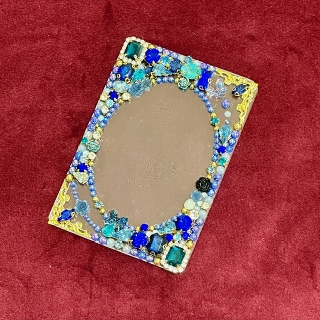 B8サイズ 硬質ケースデコ ブルー(青)系