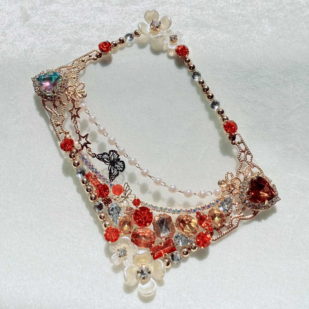 B8サイズ 硬質ケースデコ オレンジ(橙)系