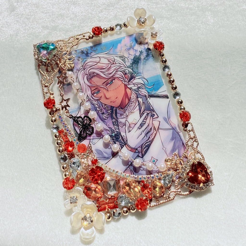 B8サイズ 硬質ケースデコ オレンジ(橙)系