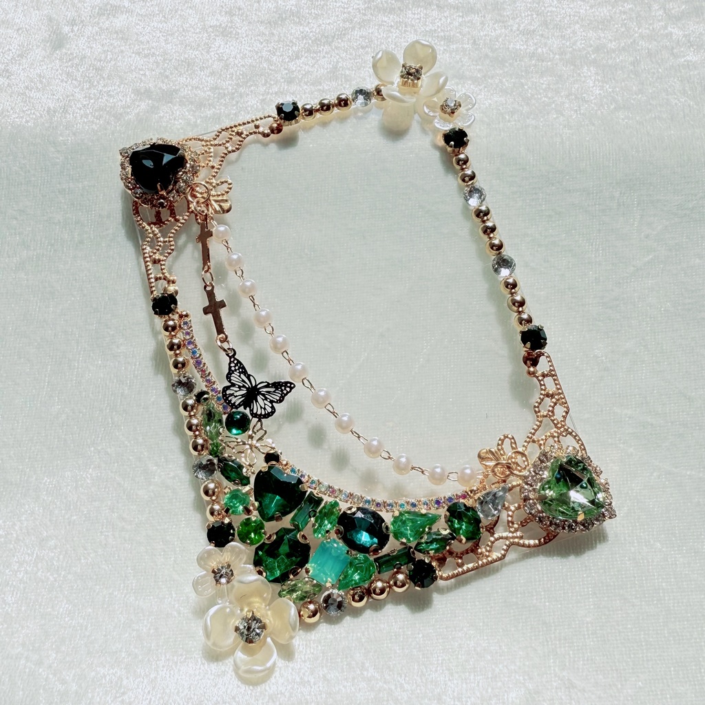 B8サイズ 硬質ケースデコ グリーン(緑)系