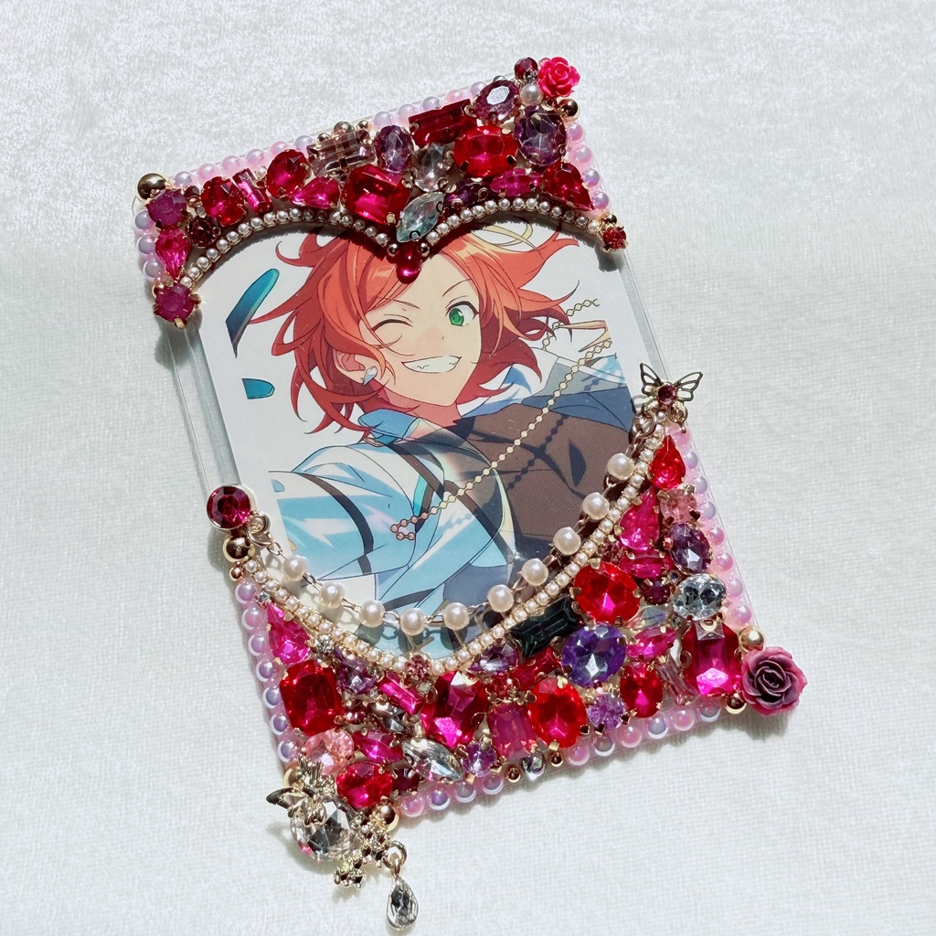 B8サイズ 硬質ケースデコ ピンク(桃)系 ②