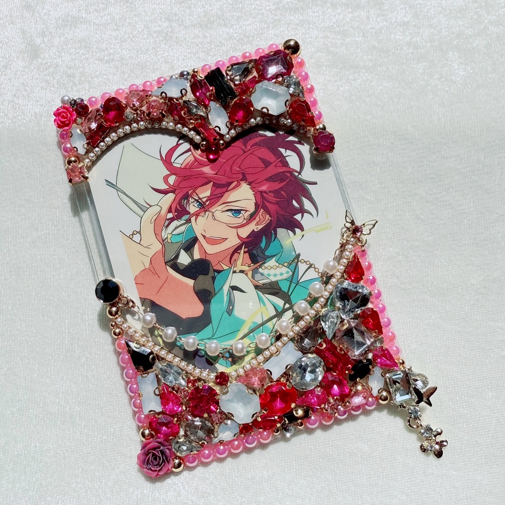 B8サイズ 硬質ケースデコ ピンク(桃)系 ③