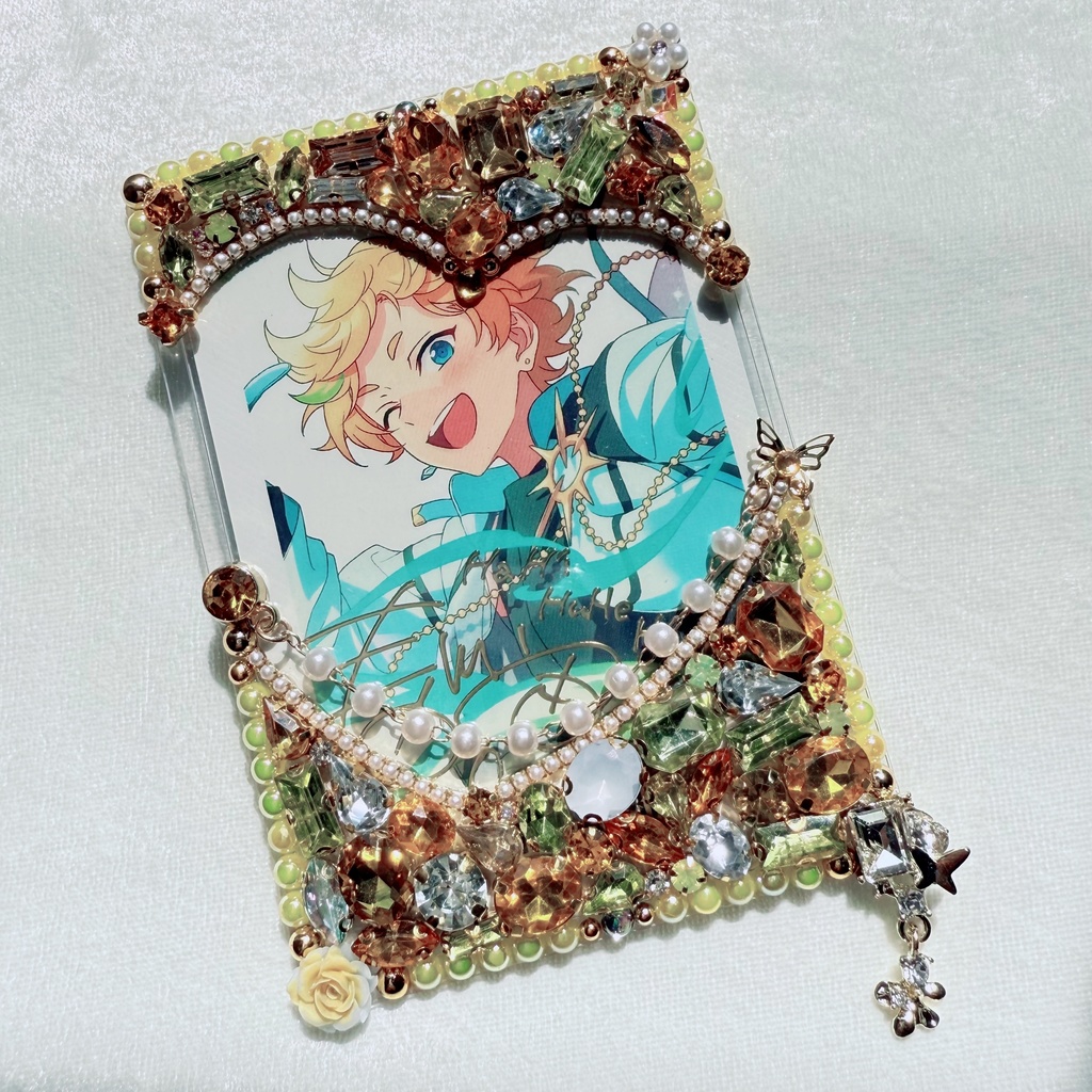 B8サイズ 硬質ケースデコ イエロー(黄色)系