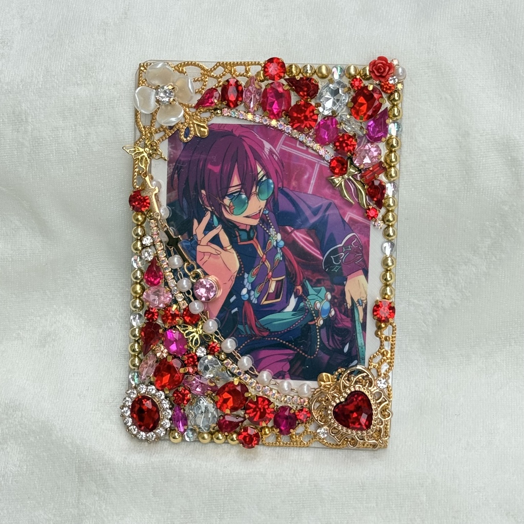 B8サイズ 硬質ケースデコ ピンク(桃)系