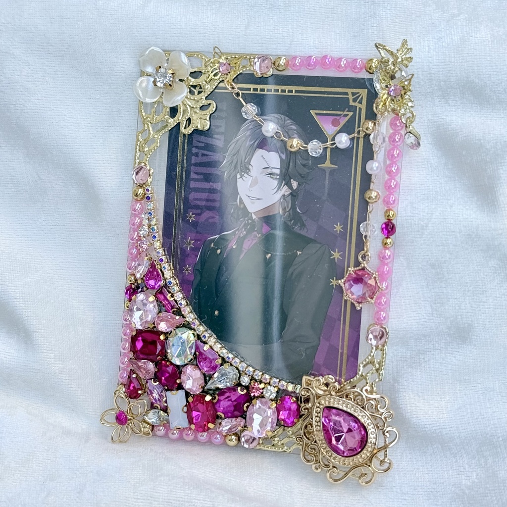 B8サイズ 硬質ケースデコ ピンク(桃)系