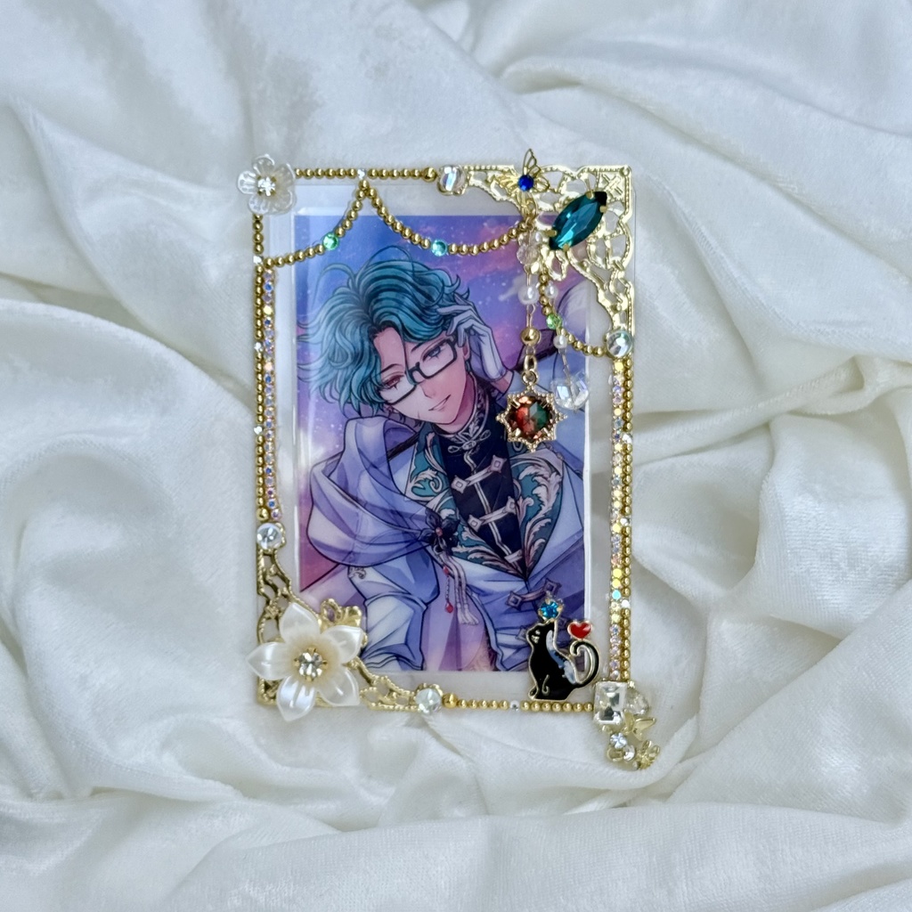 B8サイズ 硬質ケースデコ ブルーグリーン(青緑)系