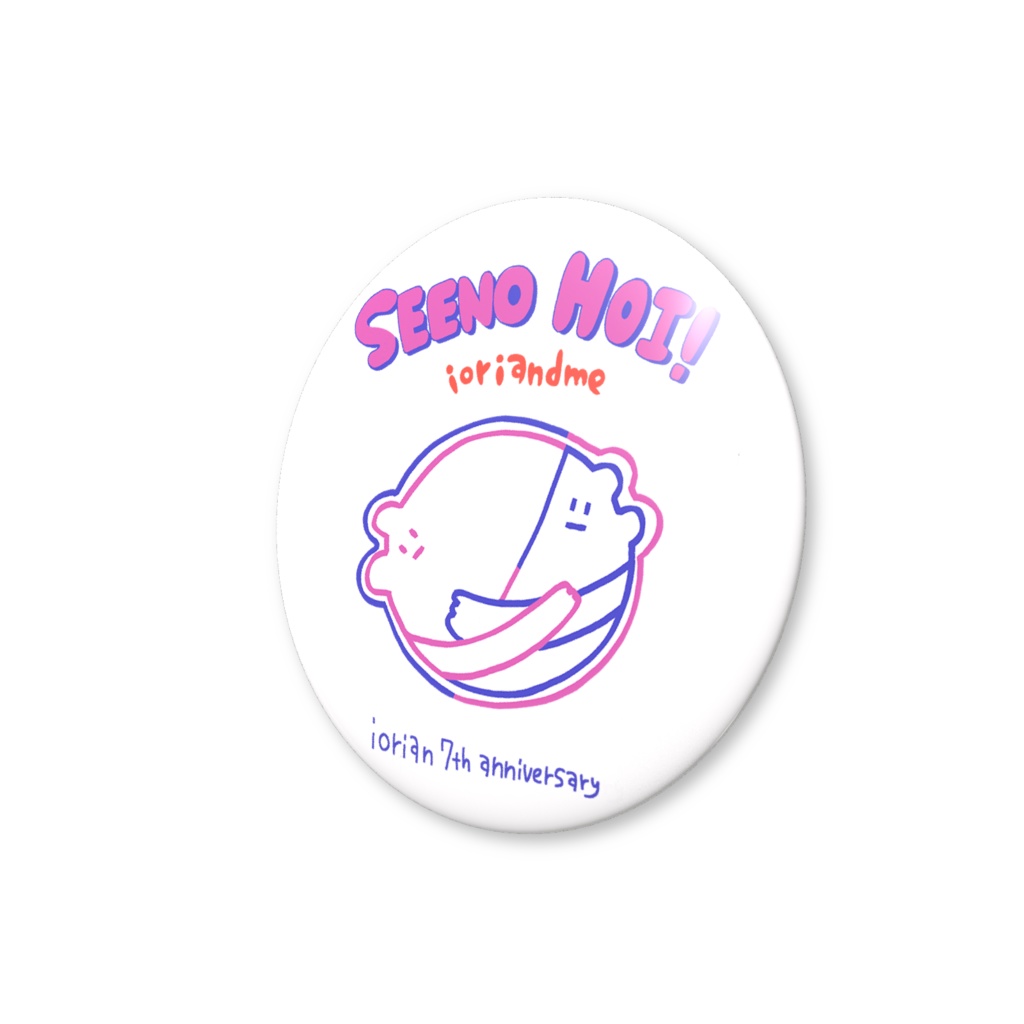 IORIAN 7th Anniversary ぎゅっとロゴ缶バッジ