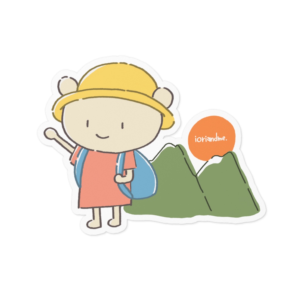 IORIAN やまにのぼってみたらステッカー