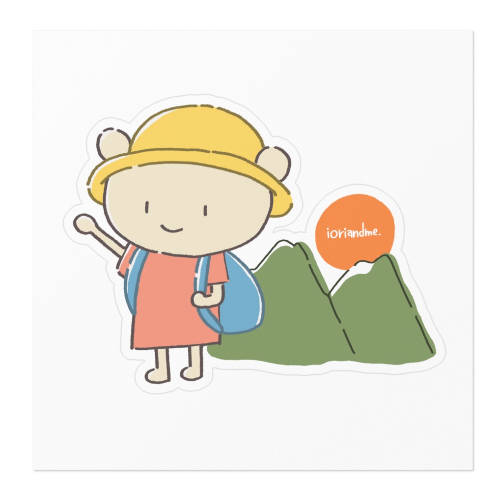 IORIAN やまにのぼってみたらステッカー