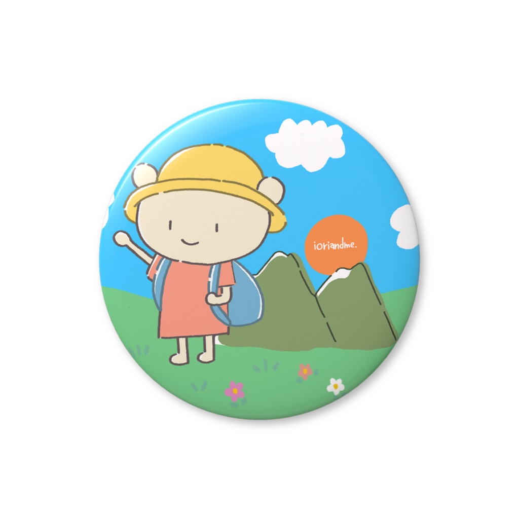 IORIAN やまにのぼってみたら缶バッジ