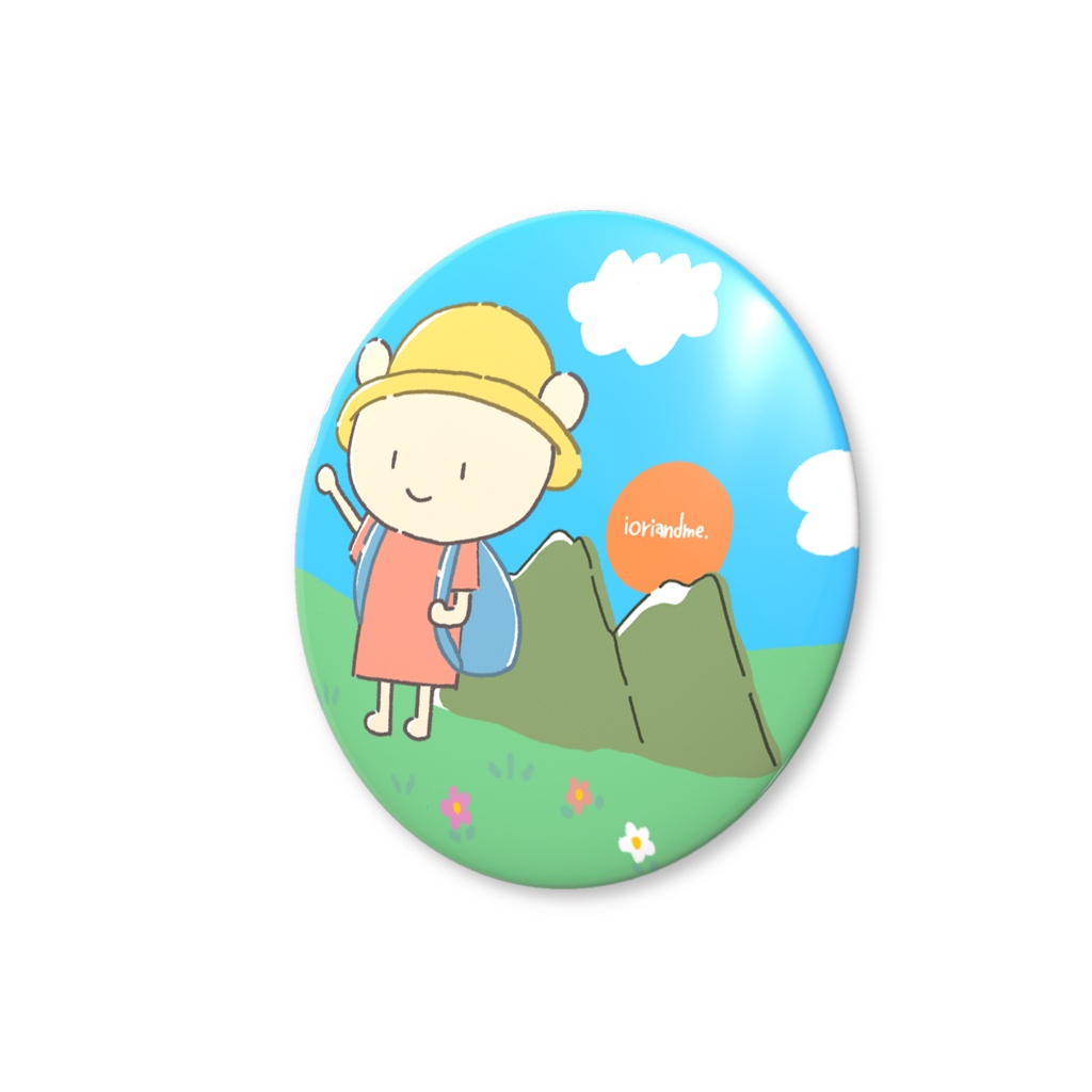 IORIAN やまにのぼってみたら缶バッジ
