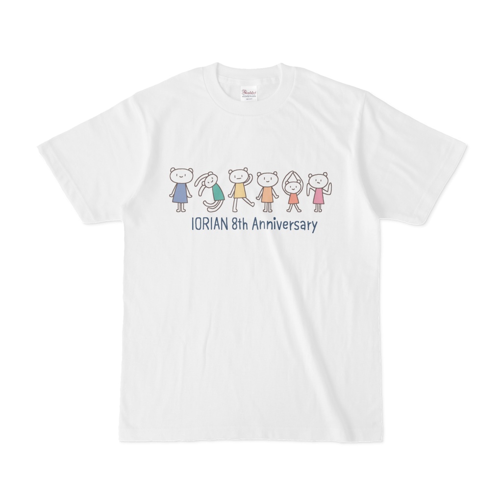 IORIAN 8th Anniversary T-shirt　くまもじいおりあん