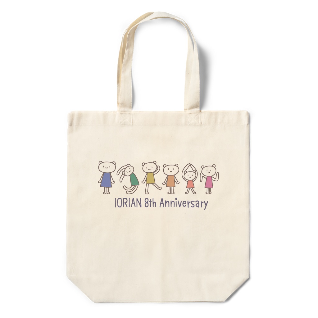 IORIAN 8th Anniversary エコバッグ くまもじ