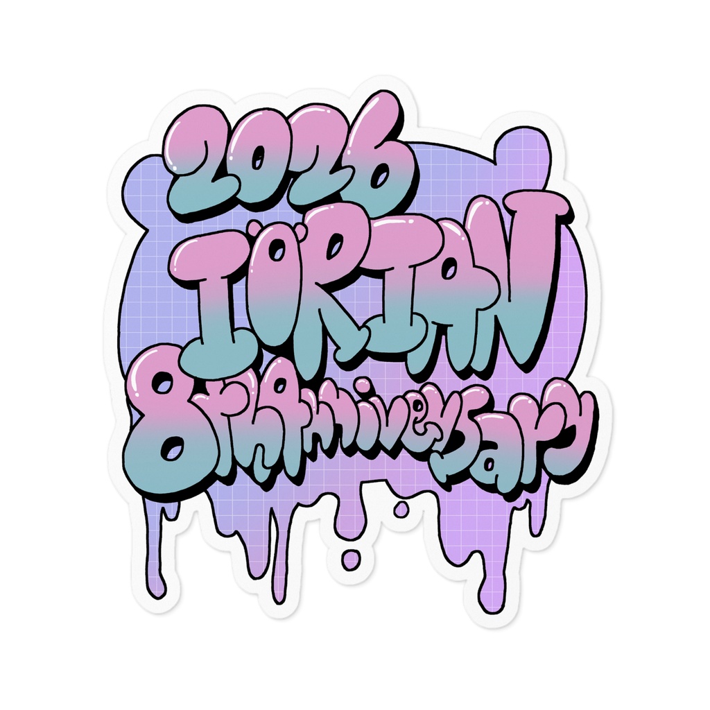 IORIAN 8th Anniversary あんくしーステッカー