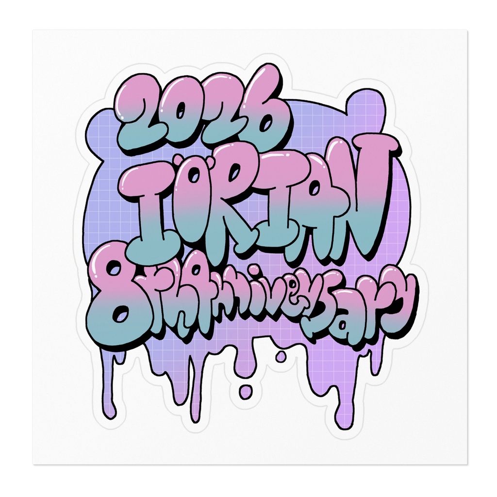 IORIAN 8th Anniversary あんくしーステッカー