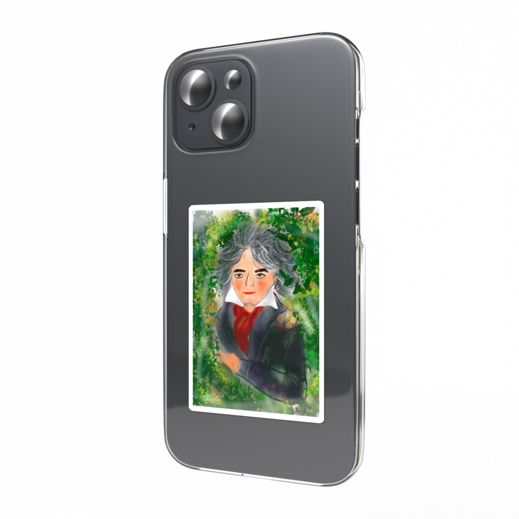 ベートーヴェン？スマホステッカー