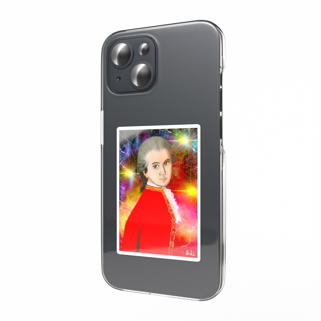 モーツァルト？スマホステッカー