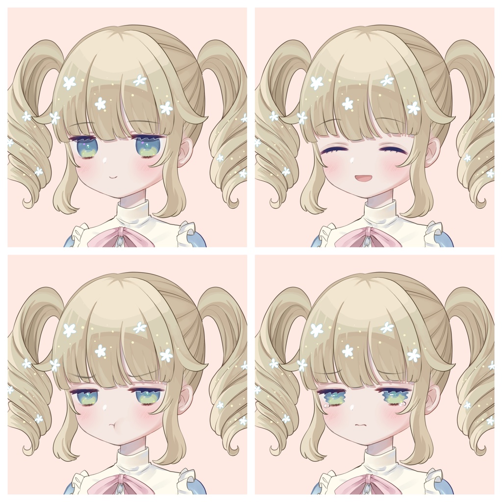 【¥0】褥音クロエ-ChloeShitone- 立ち絵素材集