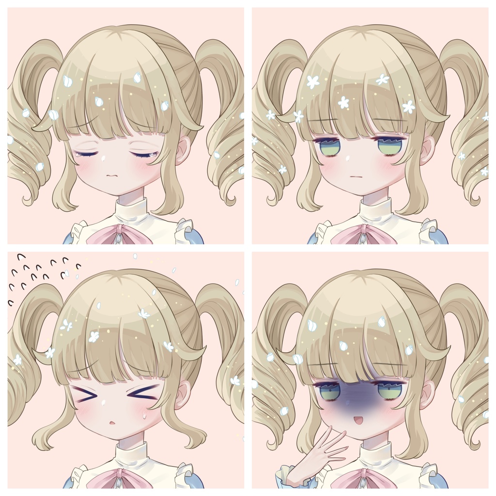 0 褥音クロエ Chloeshitone 立ち絵素材集 Tumasakisamui Booth