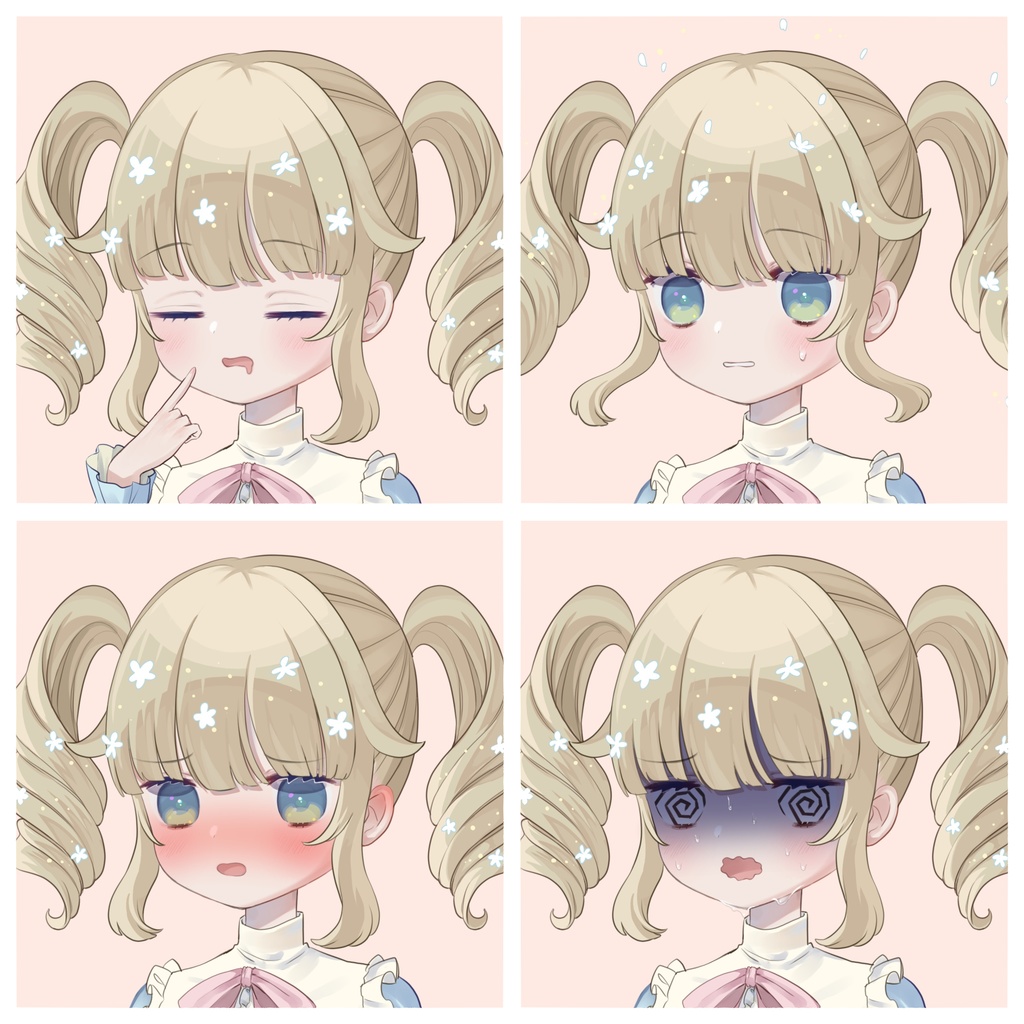 【¥0】褥音クロエ-ChloeShitone- 立ち絵素材集