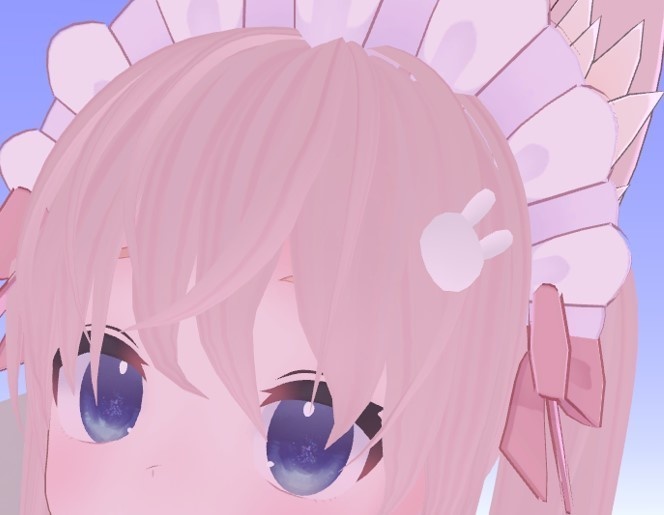 【無料】うさちゃんマシュマロヘアピン