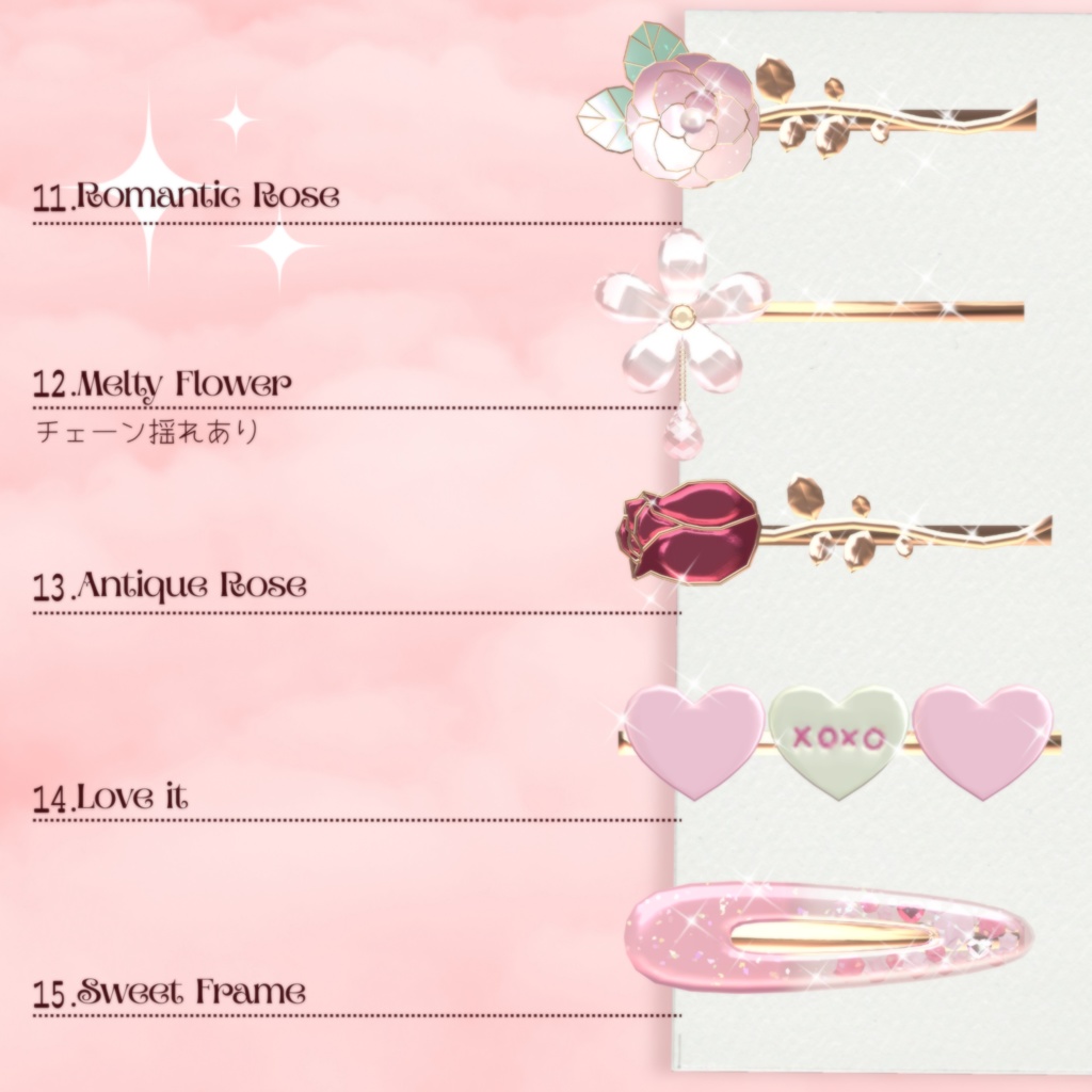 ✧˚₊‧TumSamヘアピンセット‧₊˚✧