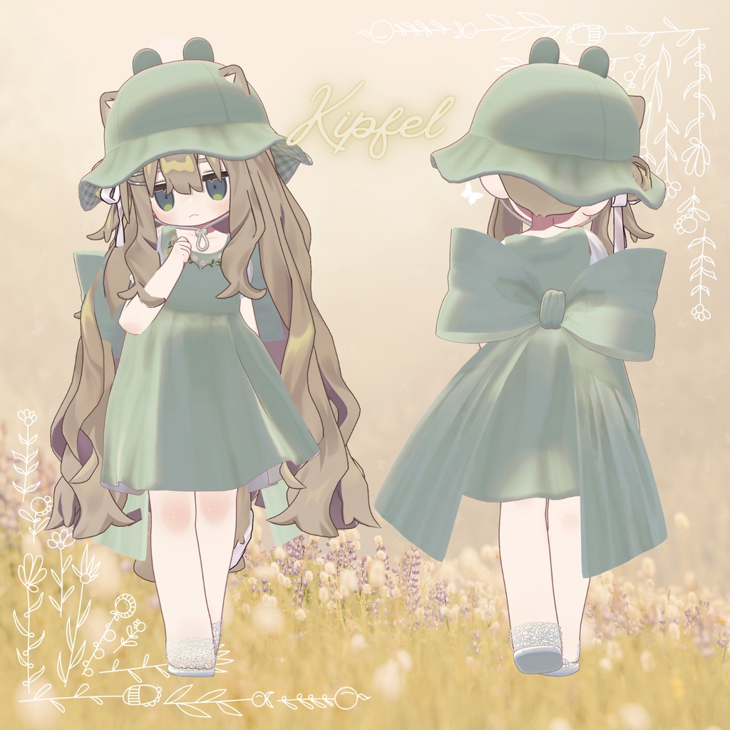 【VRC想定衣装】Summer Flower【しろめあ・わたゆき・まめふれんず対応】