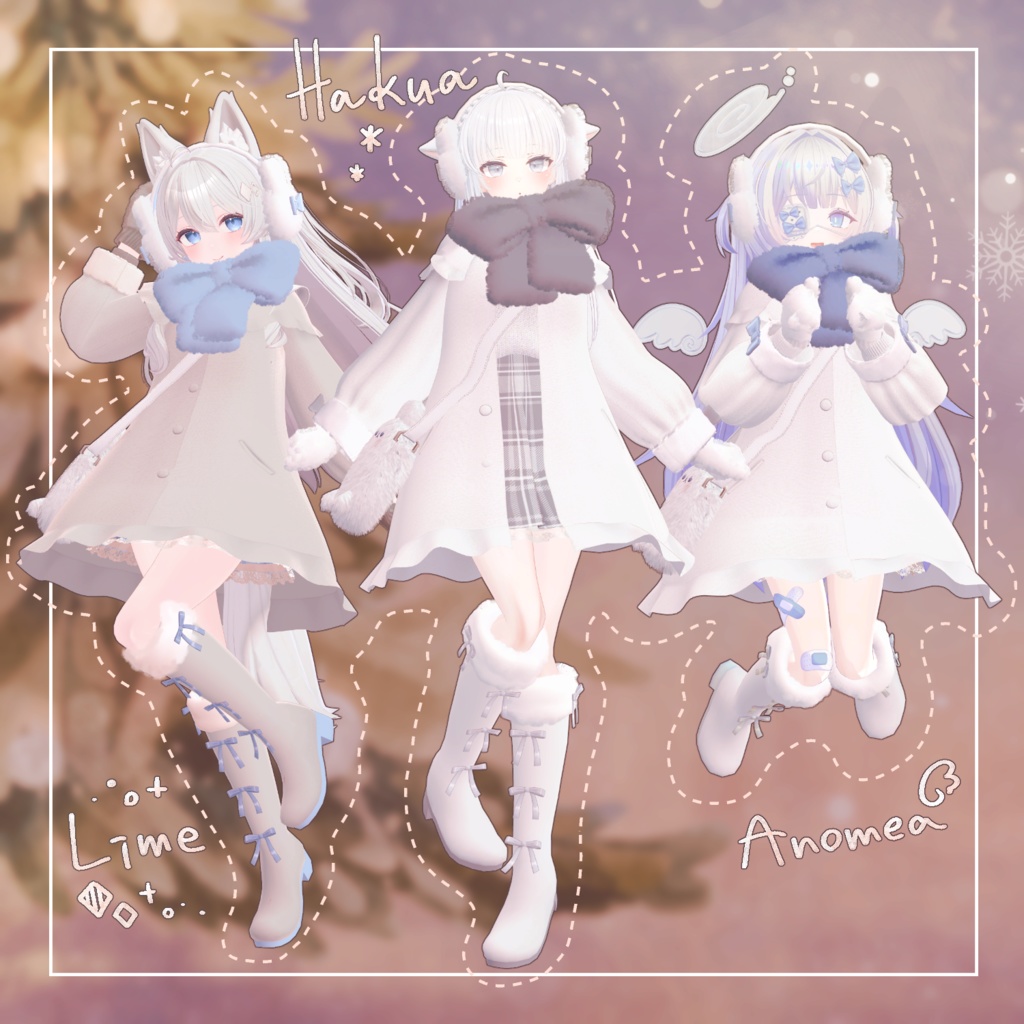 【20アバター対応】Petit Noel【VRC想定衣装】