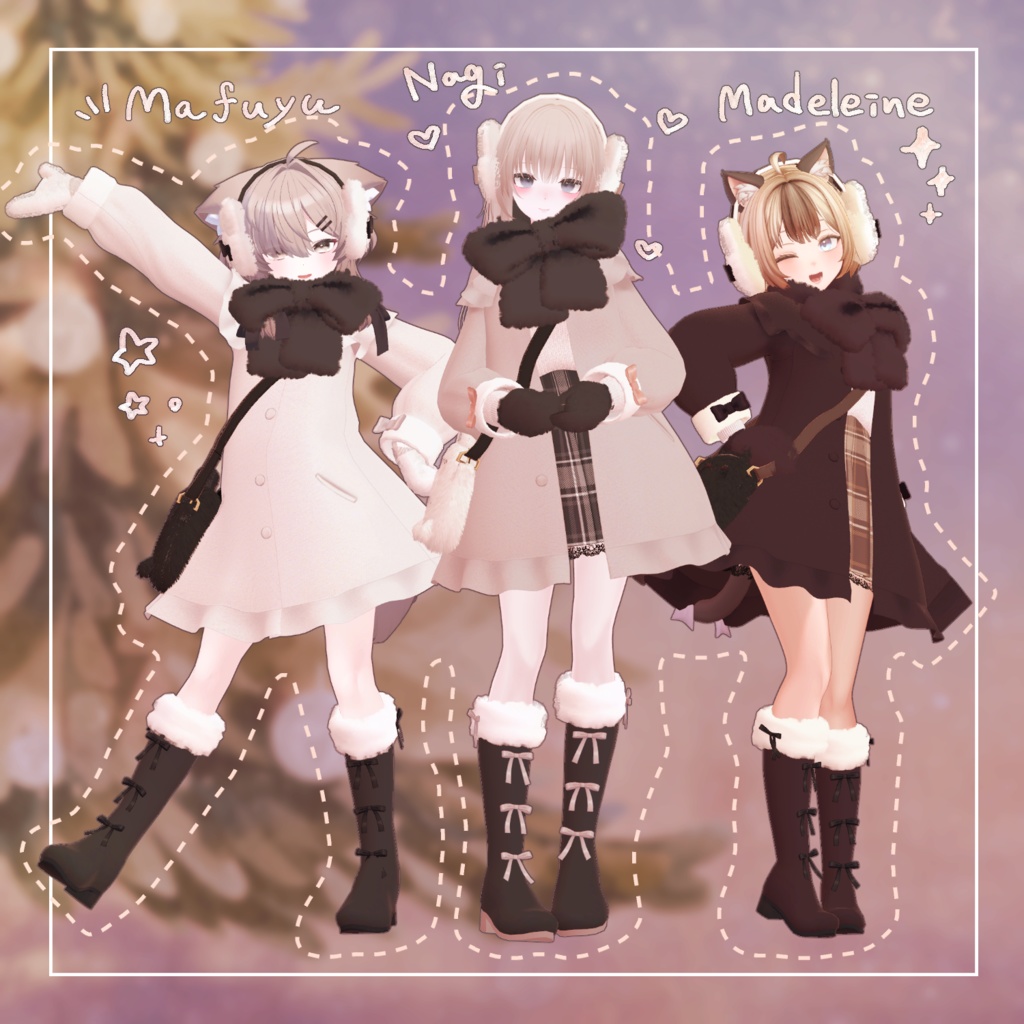 【23アバター対応】Petit Noel【VRC想定衣装】