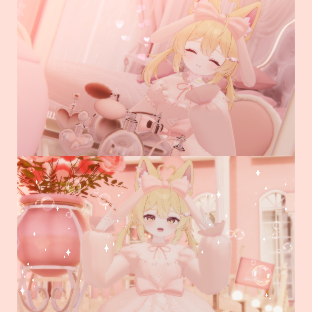 【20アバター対応】Mery Rococo【VRC想定衣装】