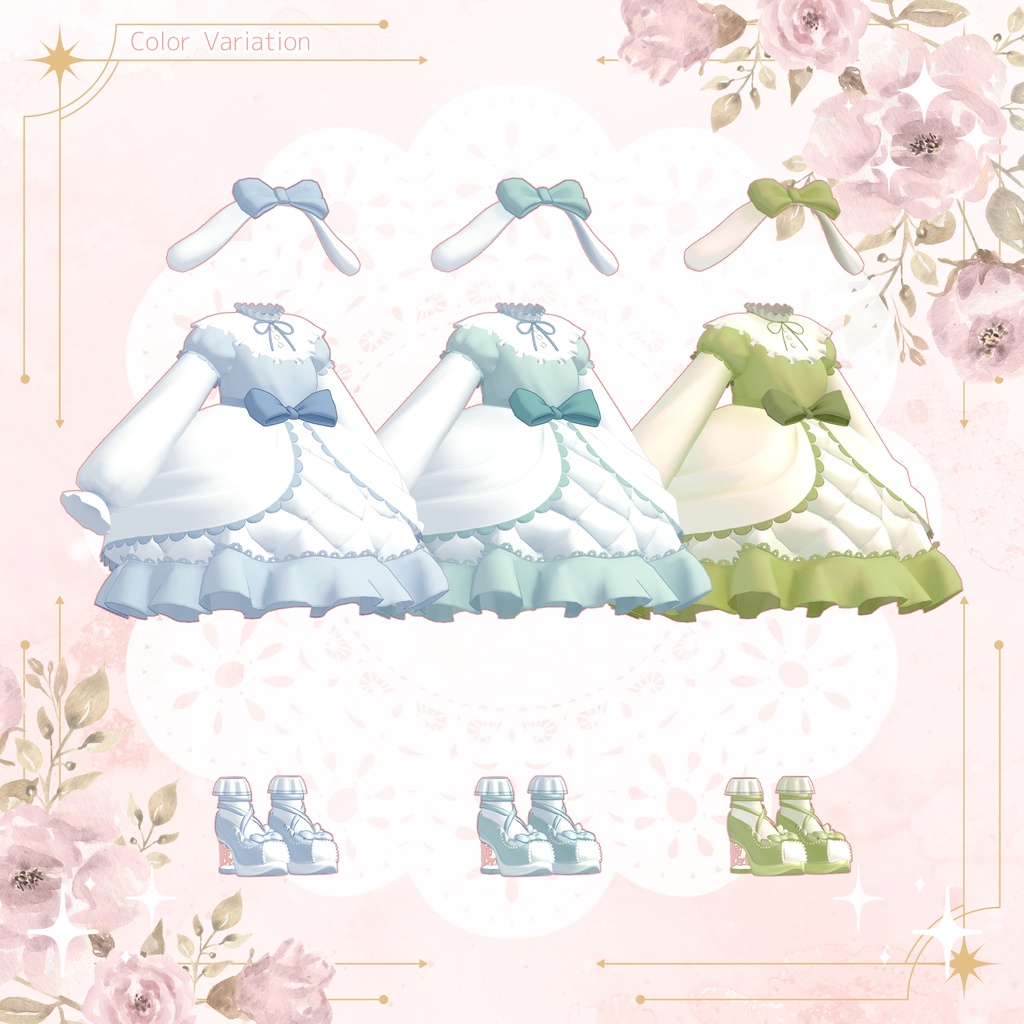 【2/28までセール中🌸】Mery Rococo【20アバター対応】